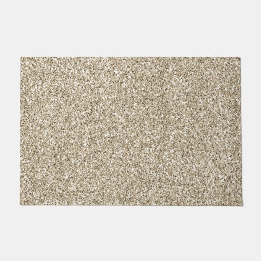 Champagne Gold Glitzy Glitter Deurmat