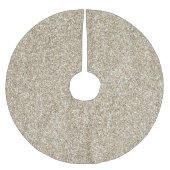 Champagne Gold Glitzy Glitter Kerstboom Rok (Voorkant)