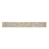 Champagne Gold Glitzy Glitter   Satijnen Lint (Voorkant)