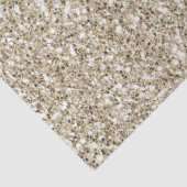 Champagne Gold Glitzy Glitter Tissuepapier (Detail)