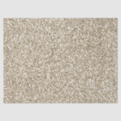 Champagne Gold Glitzy Glitter Tissuepapier (Voorkant)