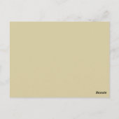 Champagne Gold Infinity Hand gesp tafel nummer Briefkaart (Achterkant)