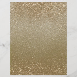 Champagne Gold Shimmer Dust Scrapbook Paper