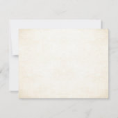 Champagne Gold Sprookjesachtige kroon Bedankkaart (Achterkant)