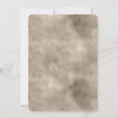 Champagne Gold White Glitzy Glitter Wedding Kaart (Achterkant)