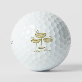 Champagne golfballen