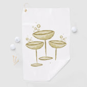 Champagne  golfhanddoek (Insitu)