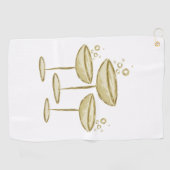 Champagne  golfhanddoek (Horizontaal)