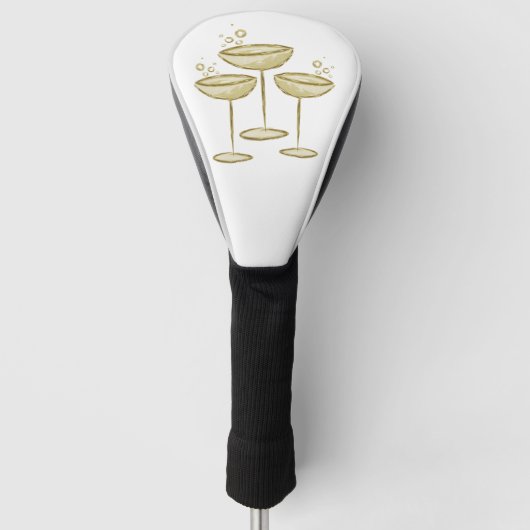 Champagne  golfheadcover (Voorkant)