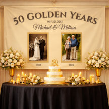 Champagne Goud 50 Gouden Jaren Foto Jubileum B