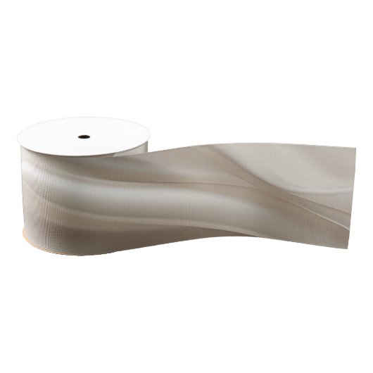  Champagne Goud Romantische Faux Satijn Huwelijk Grosgrain Lint (Spoel)