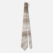  Champagne Goud Romantische Faux Satijn Huwelijk Stropdas (Voorkant)