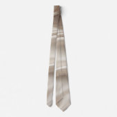  Champagne Goud Romantische Faux Satijn Huwelijk Stropdas (Achterkant)