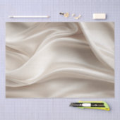  Champagne Goud Romantische Faux Satin Tissuepapier (Craft)