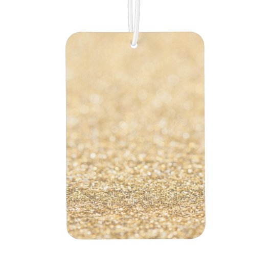 Champagne goudbollen monogram luchtverfrisser (Achterkant)