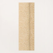 Champagne goudbollen monogram yogamat (Achterkant)