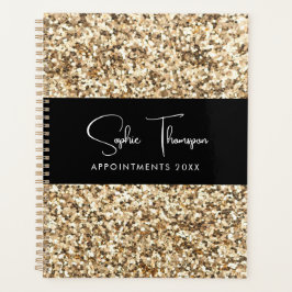 Champagne gouden glitter 2024 planner