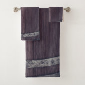 Champagne Gouden Glitter Drip Rustieke Glam Chic Bad Handdoek (Insitu)