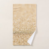 Champagne gouden glitters glinstert bad handdoek (Handdoek)