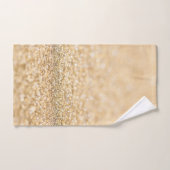Champagne gouden glitters glinstert bad handdoek (Handdoek)