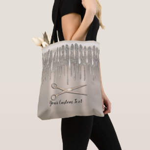 Champagne Gouden Haarstylist Diamanten Glitter Dru Tote Bag