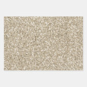 Champagne gouden luipaard print inpakpapier vel (Voorkant 2)