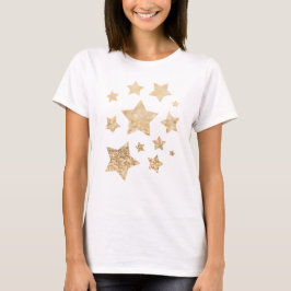 Champagne gouden pleisters t-shirt