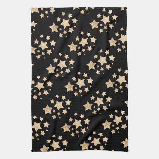 Champagne gouden pleisters theedoek (Verticaal)