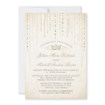 Champagne Gouden Sprookjeskroon Bruiloft