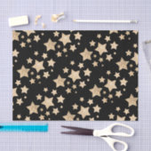 Champagne gouglitter sparkles Stars Tissuepapier (Craft)