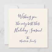 Champagne Grapes Feestdagenkaart (Achterkant)