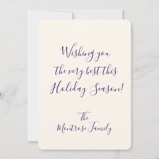 Champagne Grapes Feestdagenkaart (Achterkant)