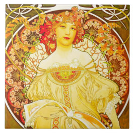 Champagne - Grote keramische tegel Tegeltje