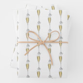 Champagne Hearts Inpakpapier Vel (In situ)