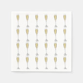 Champagne Hearts servetten (Voorkant)