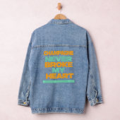 Champagne heeft nooit mijn hart gebroken denim jacket (Hangar)