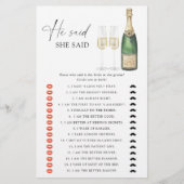 champagne - Hij zei dat ze vrijgezellenfeest zei (Voorkant)