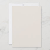 Champagne Ijs Blad Bruiloft Kaart (Achterkant)