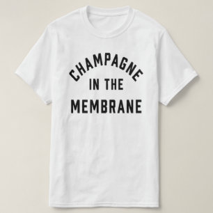 Champagne in het Membraan T-shirt