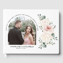 Champagne Ivoor Blush Roze Bloemen Bruiloft Foto