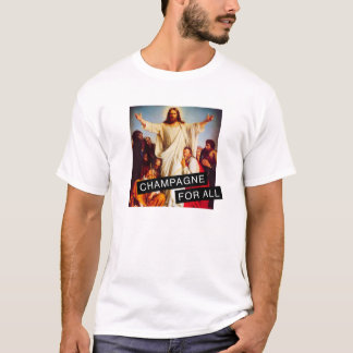 Champagne Jesus T-shirt