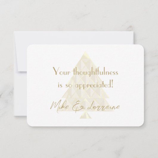 Champagne Joyoux Noel Bedankt Card (Achterkant)