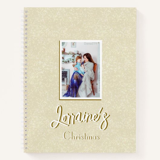Champagne Joyoux Noel Spiral Notitieboek (Voorkant)