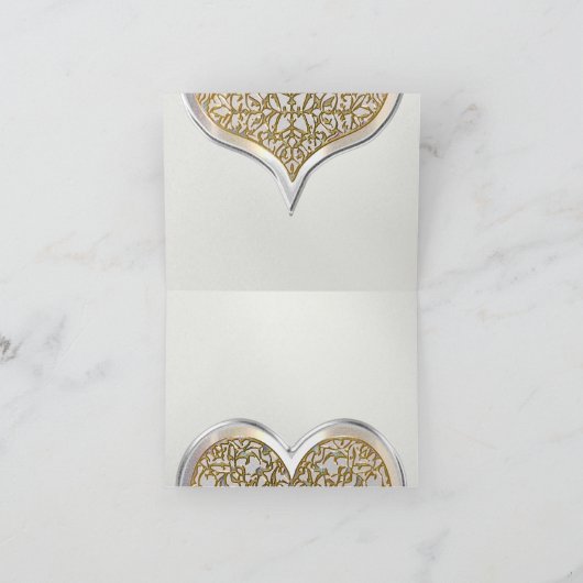 Champagne & kant (dank je) bedankkaart (Binnen)