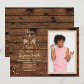 Champagne kasten tot 30 jaar geboortedag kaart (Voorkant / Achterkant)