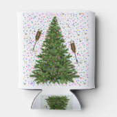 champagne kerstboom blikjeskoeler (Achterkant)