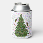 champagne kerstboom blikjeskoeler (Blikje Achterkant)