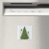 champagne kerstboom magneet (Insitu (Vaatwasser))