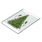 champagne kerstboom notitieboek (Linkerzijde)