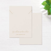 Champagne Ketting Pendant Display Card Visitekaartje (Bureau)